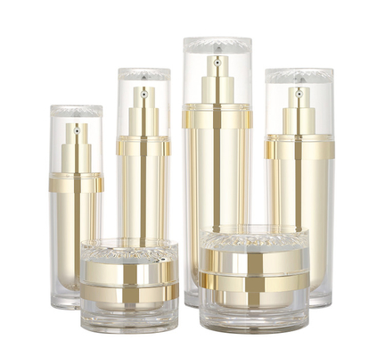 30ml 50ml 100ml 120ml พลาสติก อะคริลิค ความงาม แต่งหน้า เครื่องสำอาง ขวดโลชั่น 50g คอนเทนเนอร์ครีมหรูหรา ชุดบำรุงผิว