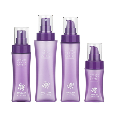 ขวดสเปรย์เครื่องสำอาง PET Frosted Lotion แบบพกพา แพ็คเกจ 200มล