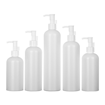 ขายส่งปั๊มขัดผิว PET แบบกำหนดเอง Square Body Wash Bottle ขวดแชมพูพลาสติก