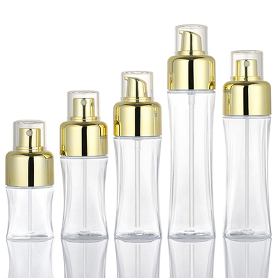 Fine Mist Spray Skincare บรรจุภัณฑ์โลชั่นพลาสติกกลม 50ml ขวดปั๊มเปล่า