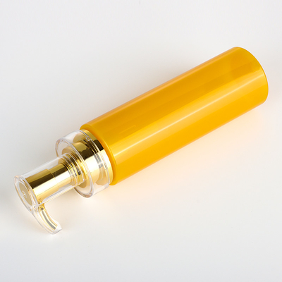 500ml พลาสติกล้างร่างกายเปล่าโลชั่นใส Goldpump ขวดแชมพูบรรจุภัณฑ์