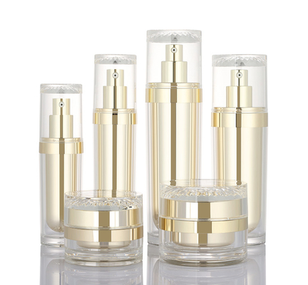 30ml 50ml 100ml 120ml พลาสติก อะคริลิค ความงาม แต่งหน้า เครื่องสำอาง ขวดโลชั่น 50g คอนเทนเนอร์ครีมหรูหรา ชุดบำรุงผิว
