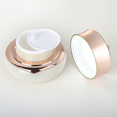 Luxury Gold Unique 50ml ขวดครีมทาหน้า 100ml 120ml 150ml Toner Lotion Bottle Skincare Suit Packaging