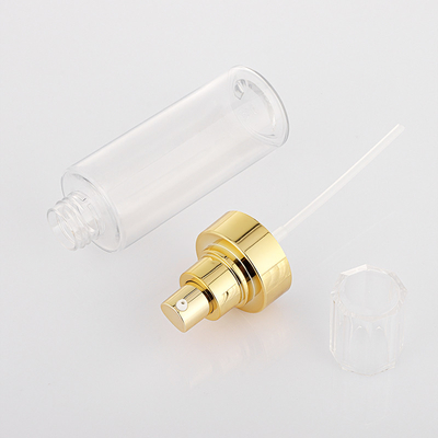 ขวดปั๊มโลชั่นพลาสติกใสน้ำหอมเครื่องสำอางคุณภาพสูง 100ml 120ml 150ml