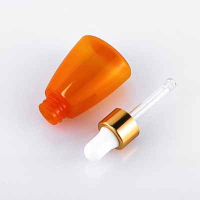 ขวดหยดเซรั่มพลาสติกน้ำมันหอมระเหยส้ม 10ml พิมพ์สกรีน