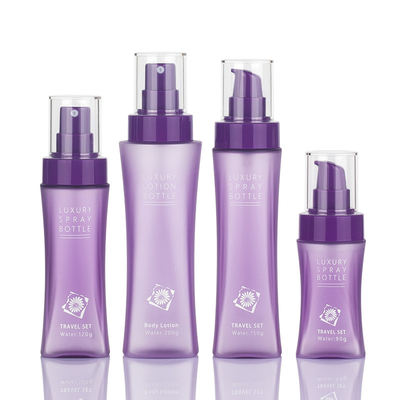 ขวดสเปรย์เครื่องสำอาง PET Frosted Lotion แบบพกพา แพ็คเกจ 200มล