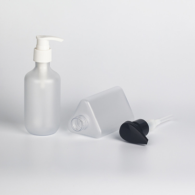 ขวดโลชั่นเครื่องสำอาง HDPE สีขาวเคลือบ 30ml 60ml 100ml บรรจุภัณฑ์ดูแลผิว