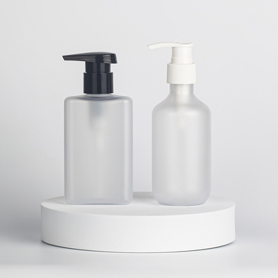 ขวดโลชั่นเครื่องสำอาง HDPE สีขาวเคลือบ 30ml 60ml 100ml บรรจุภัณฑ์ดูแลผิว