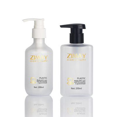 ขวดโลชั่นเครื่องสำอาง HDPE สีขาวเคลือบ 30ml 60ml 100ml บรรจุภัณฑ์ดูแลผิว