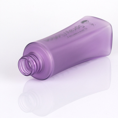 ขวดบรรจุภัณฑ์เครื่องสำอาง PET สีม่วงแฟชั่น 100 กรัมขวดครีมสเปรย์