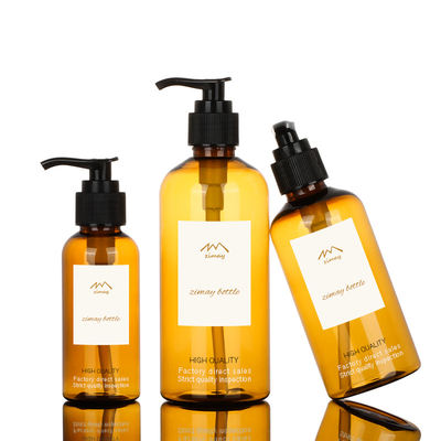 ขวดเจลอาบน้ำล้างร่างกายเปล่า 100ml 200ml ขวดแชมพูพลาสติกพร้อมปั๊ม