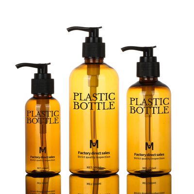 ขวดเจลอาบน้ำล้างร่างกายเปล่า 100ml 200ml ขวดแชมพูพลาสติกพร้อมปั๊ม