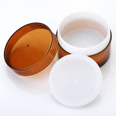 คุณภาพสูง PP แบบพกพาผม Mask Airless Amber Face Eye ทำความสะอาด Scrub Cream Body Skin Care Lotion Cosmetic Jar