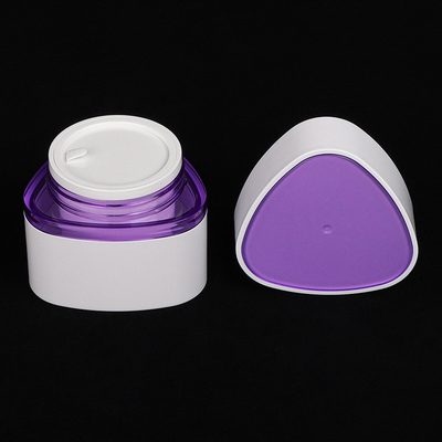 Hot Stamping ชุดบรรจุภัณฑ์เครื่องสำอาง Triangular Violet Serum