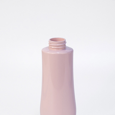 Gold Pump Empty Liquid Cleanser บรรจุภัณฑ์เครื่องสำอาง Pet Squeeze 500ml ขวดแชมพูสีชมพู