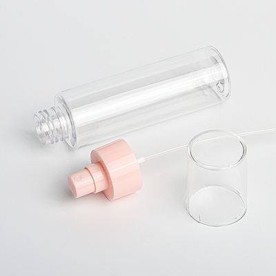 ขวดสเปรย์ Pet สีชมพู 100ml 200ml พร้อมปาก 24mm เส้นผ่านศูนย์กลาง 48mm Elegant