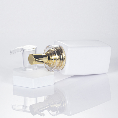 ย่อยสลายได้ 300ml 400ml 500ml Square Airless Luxury เครื่องสำอางที่ว่างเปล่าบรรจุภัณฑ์ขวดแชมพูพลาสติก