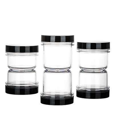 ขวดบรรจุภัณฑ์ครีม 6oz , ภาชนะพลาสติกรีไซเคิลสำหรับผลิตภัณฑ์ความงาม