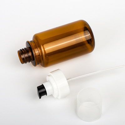 ขวดเครื่องสำอางพลาสติก PET พร้อมฝาปิด Airtight Leakproof Refillable