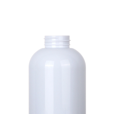 350ml 500ml สีขาวสีแดงปั๊มแชมพูเปล่าล้างร่างกายขวดพลาสติกกลมภาชนะโลชั่น