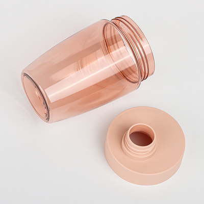 PET Round Bottom Empty Clear Blue 500ml ชุดเจลอาบน้ำและโลชั่นน้ำนมชุดขวดพลาสติกสำหรับสัตว์เลี้ยง