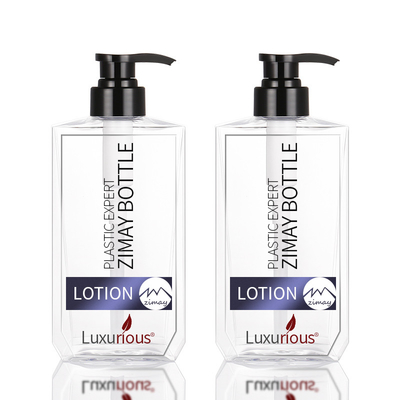 รีไซเคิล 300ML 500ML ล้างแชมพูพลาสติกปกติธรรมดาและครีมนวดตัวขวดปั๊ม