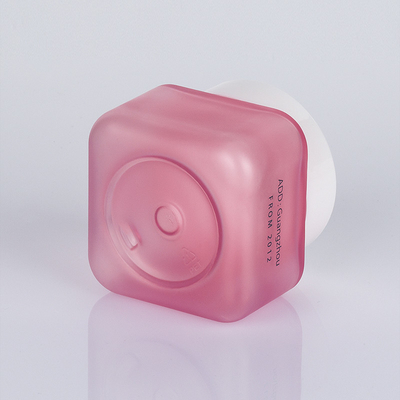 ภาชนะบรรจุครีมทาหน้าเปล่าเกรดอาหาร Double Wall Square 50g