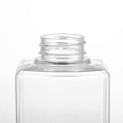 ขวดปั๊มโลชั่นหรูหราโปร่งใส PETG วัสดุพลาสติก 350ML