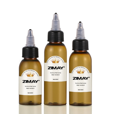ขวดพลาสติกขนาดเล็กที่มีฝาเกลียวด้านบนนำมาใช้ใหม่ความจุ 60ml นำมาใช้ใหม่