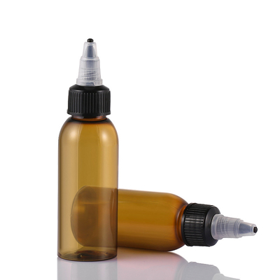 ขวดพลาสติกขนาดเล็กที่มีฝาเกลียวด้านบนนำมาใช้ใหม่ความจุ 60ml นำมาใช้ใหม่