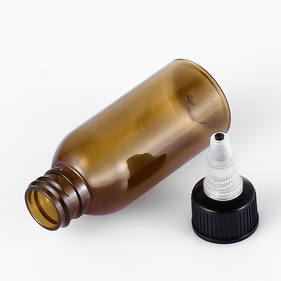 ขวดพลาสติกขนาดเล็กที่มีฝาเกลียวด้านบนนำมาใช้ใหม่ความจุ 60ml นำมาใช้ใหม่
