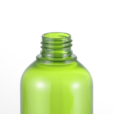 ขวดโลชั่นเครื่องสำอางทรงกลม, ขวดโลชั่นเปล่าสีเขียว 54 มม. 300ML