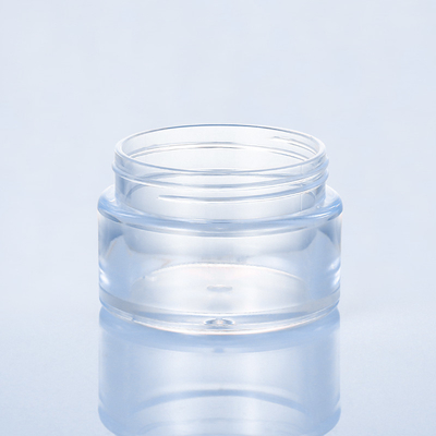 ODM ครีมขวดบรรจุภัณฑ์ 15g ขวดพลาสติกตกแต่ง 40mm กว้าง