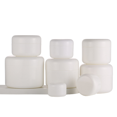 ขวดบรรจุภัณฑ์ครีมกลมสีขาว, ครีมบำรุงผิวกาย 50g ขวดเครื่องสำอาง