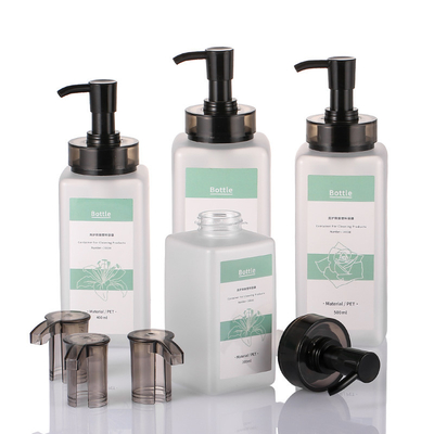 ODM ขวดโลชั่นเครื่องสำอางการพิมพ์สกรีนเป็นมิตรกับสิ่งแวดล้อมความจุ 800ml
