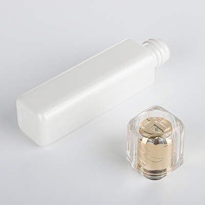 ODM อะคริลิคหรูหราขวดน้ำหอมเปล่าบรรจุภัณฑ์ Rose Gold 15ML 30ML